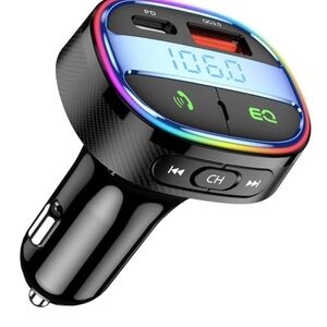 Wireless fm transmitter fast car charger. EUC